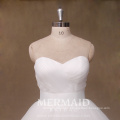 New A line ivory lace plus size bridal gown wedding dress